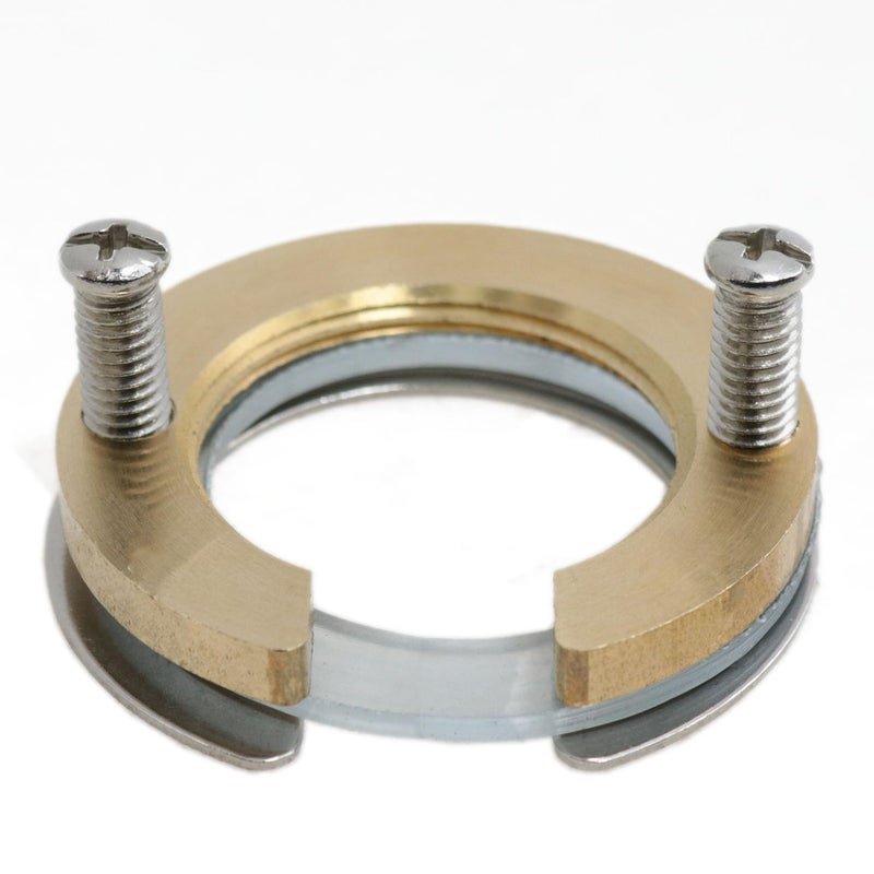 yukata Faucet nut faucets Metal Ring retaining nut 1.22 inch /31 mm Inside Diameter mounting Nuts Kitchen faucets Locking Nuts Tool kit hot and Cold Faucet retaining Tool kit 1Set (1.97 * 1.26inch) - Image 1